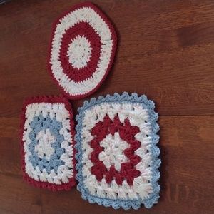 Crochet Hot Pads Pot Holders Handmade b530